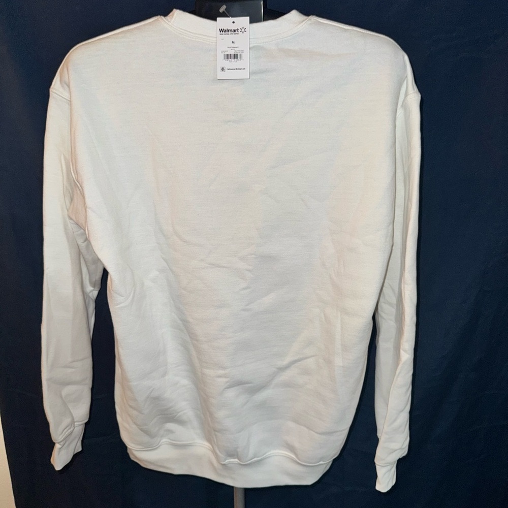 White Graphic Men's Sweater - Picture 5 of 7